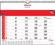 Kalenders Quantore maandkalender 1 maand per pagina Formaat 34 x 43 cm Afgewerkt met ophangoog Met