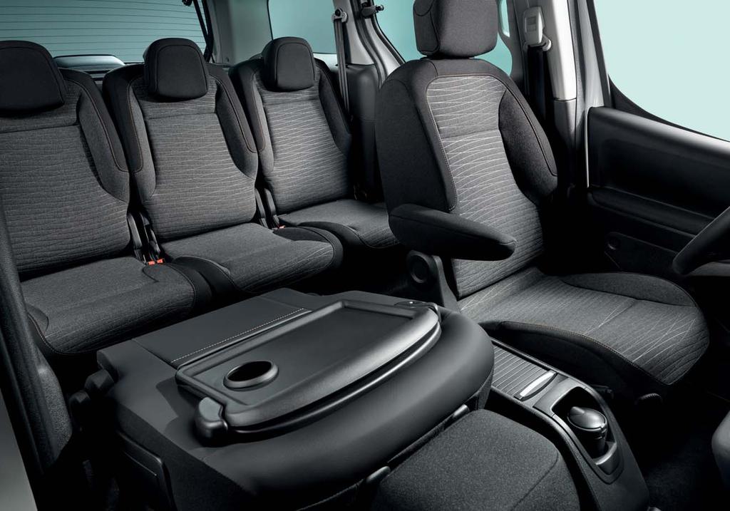 100% ONTSPANNEN EEN COMFORTABELE PLEK VOOR IEDEREEN De CITROËN E-BERLINGO MULTISPACE