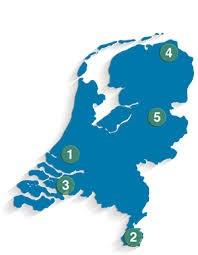 vervoer van gevaarlijke stoffen zijn: RotterdamRijnmond (1), Chemelot (2) en VlissingenTerneuzenMoerdijk (3).