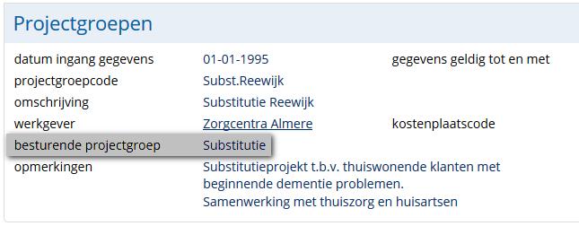 3.1.3 Hoofd projectgroep Bij een projectgroep kunnen verschillende soorten hoofden benoemd worden. Denk aan projecthoofd of vervangend hoofd.