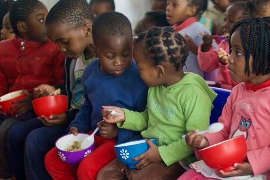 xenofobie achtergesteld worden. RCP helpt deze kinderen met eten, medicijnen, kleren, officiële documenten en een plekje op school of in de peuteropvang van het project zelf.
