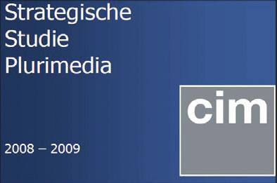 De onontbeerlijke mediamix Het plurimedialuik van de jaarlijkse CIM-studie laat gebruikers naar goede traditie toe om het verbruik van de grote traditionele mediacategorieën parallel te analyseren.