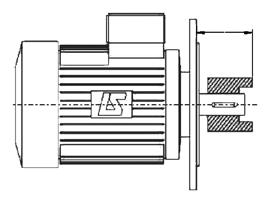 De maat A dient opgevolgd te worden voor Ot 31 t/m Ot 35; dit is de maat tussen het draagvlak van de flens en de buitenzijde van de koppeling.
