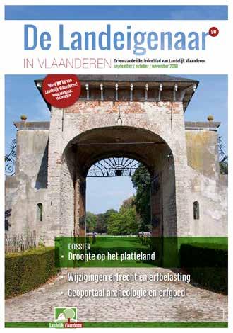 Sponsoringmogelijkheden - Blz. 3 Print advertising De Landeigenaar is een driemaandelijkse publicatie van Landelijk Vlaanderen voor leden & sympathisanten.