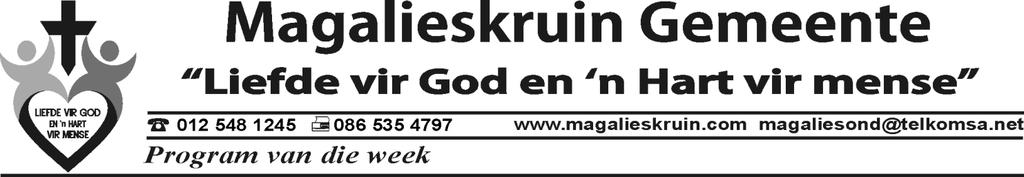 Datum: 25 Junie 2017 25 JUNIE 2017 9 JULIE 2017 25 Junie 2017 2 Julie 2017 9 Julie 2017 Ds. Johan Olivier 08:00 Oggenddiens in die kerk Skriflesing: Jak. 1:19-27 Tema: Luister en Doen Ds.