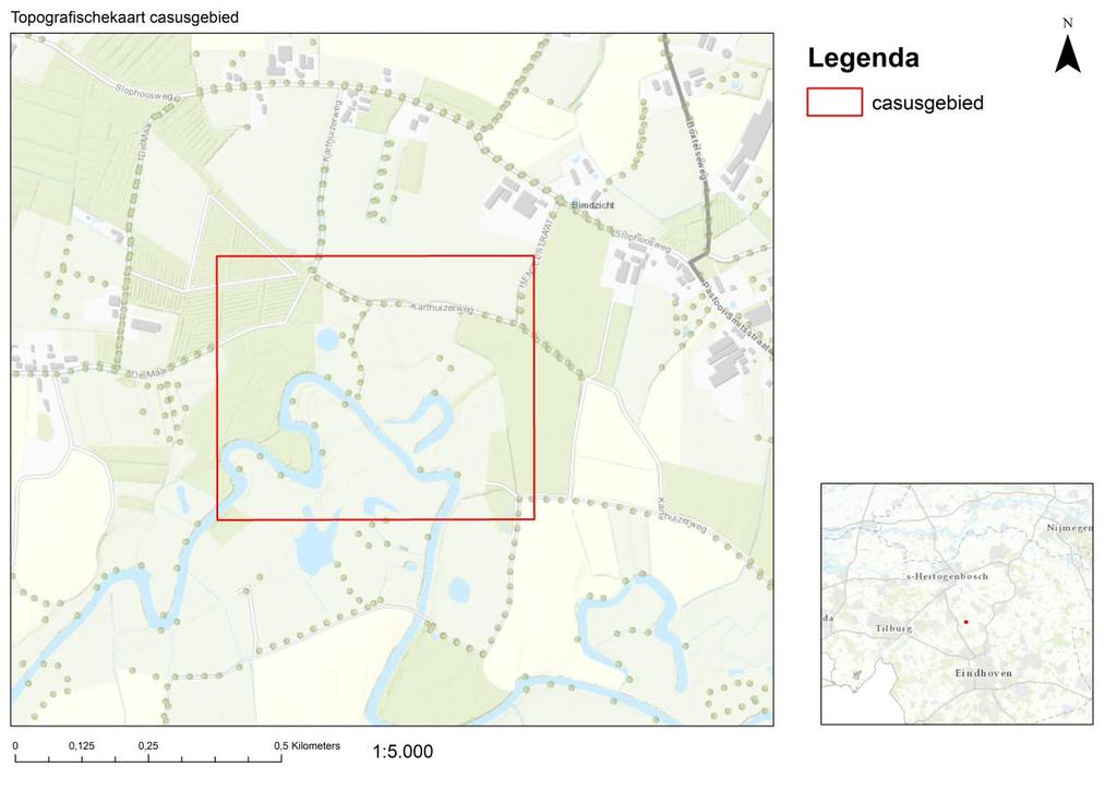 Huidig beekdal Het doel van dit deel van het onderzoek is de lithologische en lithostratigrafische opbouw van het beekdal in kaart te brengen, om vervolgens de relatie te kunnen leggen met het