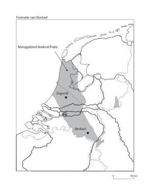 Formatie van Sterksel De formatie van Sterksel ligt in het gebied op de formatie van Stramproy en onder de formatie van Boxtel of, ten zuiden van Eindhoven, direct aan het oppervlak.