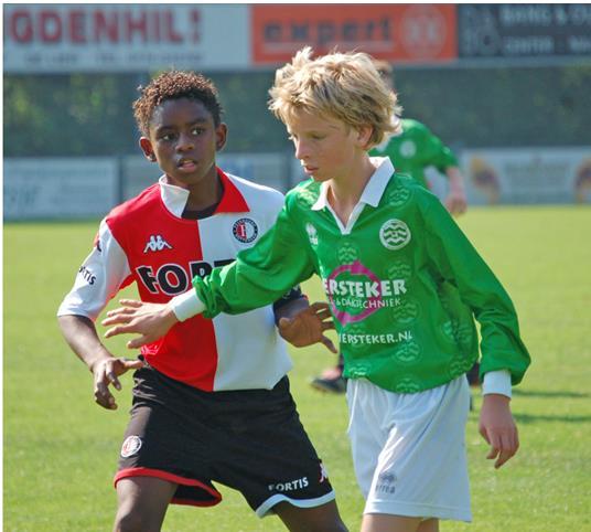 In de jeugd speelden we in de 2 e en 3e divisie. We speelden tegen o.a. Feyenoord, Sparta, ADO Den Haag, Excelsior, Fortuna Sittard, MVV, Haaglandia, ARC en Spartaan 20. Allemaal mooie clubs.