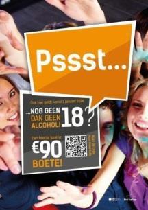 Ondersteuning bij communicatie leeftijdgrenzen Alcoholverstrekkers ervaren de nieuwe leeftijdsgrens van 18 jaar vaak als een door de overheid opgelegde maatregel die zij maar moeten zien te