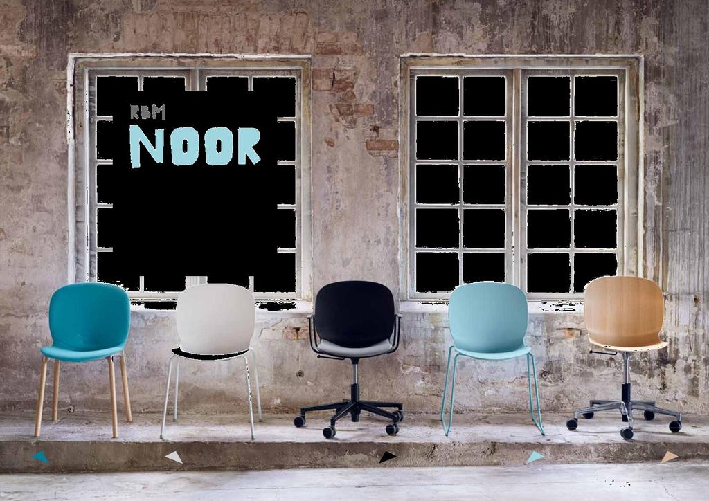 RBM Noor is de nieuwste collectie kantine- en conferentiestoelen. Een uitgebreide collectie van kleurrijke stoelen die eenvoudig te combineren zijn in iedere ruimte en omgeving.