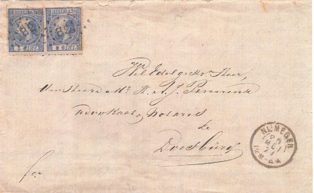 Behalve de zegels is er op 1 januari 1900 een speciale briefkaart