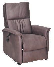 Relaxfauteuil Seline Leverbaar in diverse stof-,