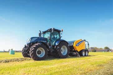 volledige combinatie kan ook bestuurd worden via de bediening van een ISOBUS-compatibele tractor Gebouwd voor zware balen Zware graszwaden, moeilijk terrein en zware weersomstandigheden: