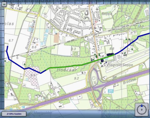 -10-3.2.2 Resultaten GR-berekening Z-520-36 In deze paragraaf worden de resultaten van de GR-berekeningen weergegeven voor de gastransportleiding Z-520-36.