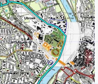 2.3 Voor de bepaling van het groepsrisico is het van belang dat de populatie rondom de aardgastransportleidingen wordt geïnventariseerd. De relevante populatie is weergegeven in figuur 2.2. Vanwege