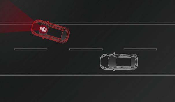 P R O A C T I E V E V E I L I G H E I D S F U N C T I E S MAZDA RADAR CRUISE CONTROL* Deze functie maakt gebruik van een radarsensor om de onderlinge snelheid en afstand tot voorliggers te bepalen.