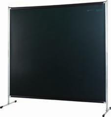 Lasscherm Robusto enkelvoudig scherm Enkelvoudig scherm: hoogte 210 cm, breedte 215 cm.