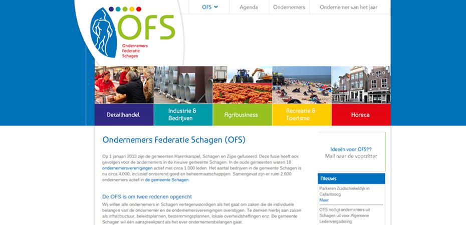 Inhoudelijk verslag OFS Website OFS: www.ondernemendschagen.nl 4.3 OFS Magazine Begin 2014 is het eerste OFS Magazine verschenen.