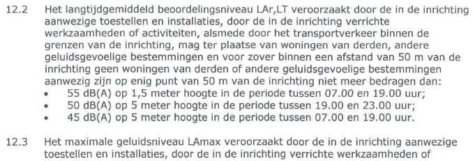 Voor de voertuigen is het uitgangspunt dat deze een gemiddelde snelheid hebben van 5 km/u op het terrein.