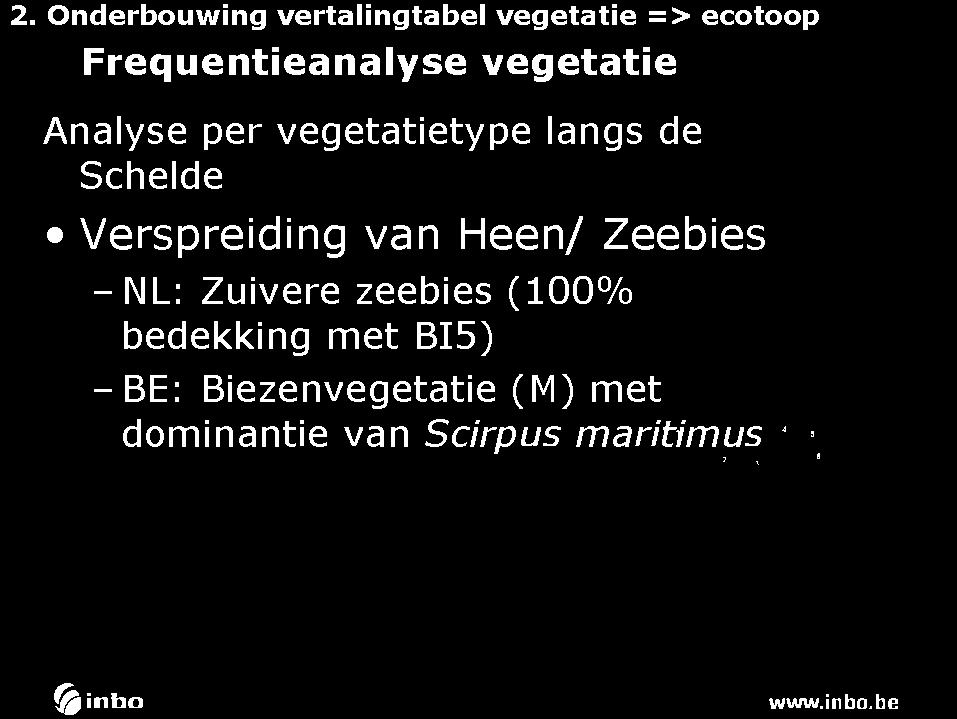 Verspreiding van Heen/ Zeebies -N L : Zuivere zeebies (100% bedekking m