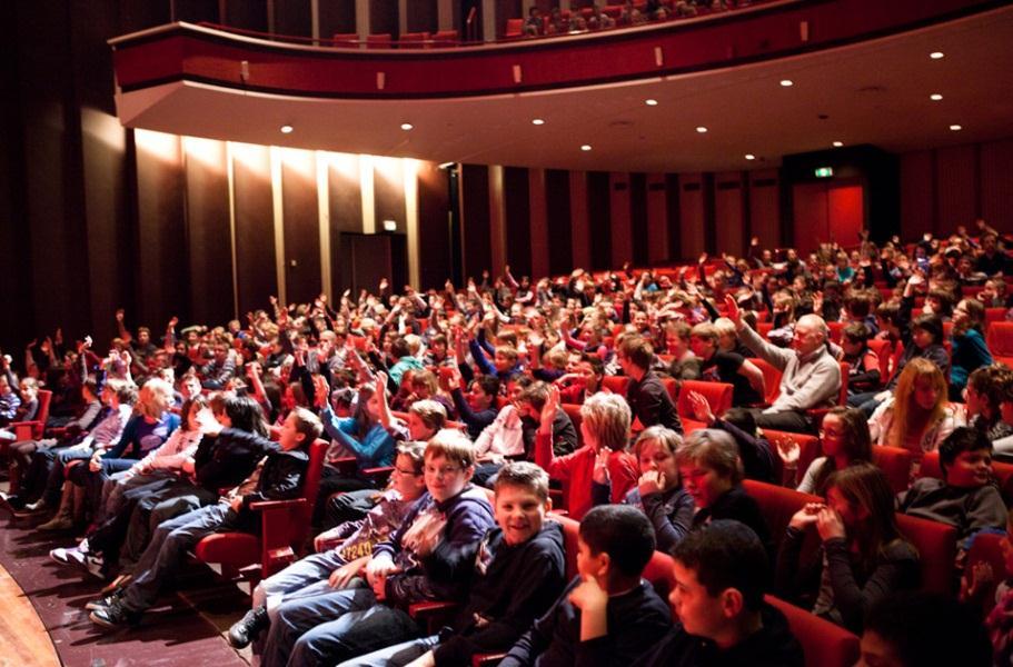 betreft eveneens gezinnen, welke echter niet ook allemaal het theater bezoeken. Marketingtechnisch wordt veel aandacht besteed aan de opvolging van dit bezoek.