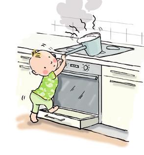 Koken is géén kinderspel! Een pan op het vuur, de frituurpan, brandende gaspitten Even niet opletten en een ongeluk is zo gebeurd.