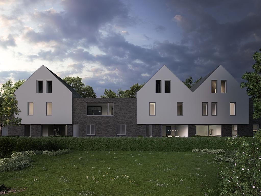 OMSCHRIJVING: Project : Oprichten van 8 energiezuinige woningen. Werf: Oprichten van woning : Bestaande uit gelijkvloers parkeerplaats, inkomhal, toilet, berging, keuken, leefruimte.