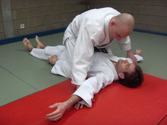 rug van uke Tate-shio-gatame :