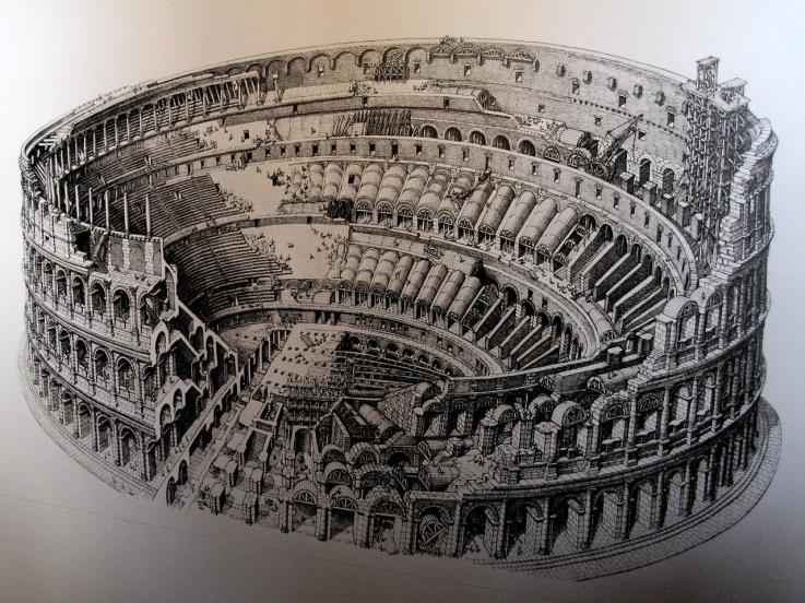 meestal een functionele rol. Bij de Romeinen echter werden het vaak louter decoratieve toevoegsels zonder een constructieve rol van betekenis.