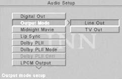 Setup - menu s VCR VIDEO Hiervoor geldt hetzelfde als de voor de op AUX 1 en AUX 2 aangesloten bronnen maar de opties