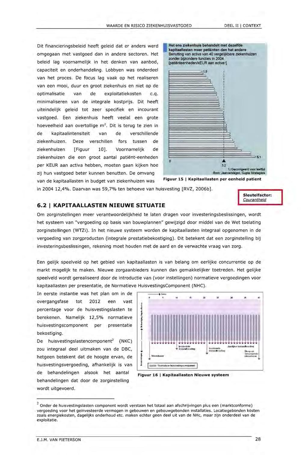 DEEL 11 I CONTEXT Dit financieringsbeleid heeft geleid dat er anders werd omgegaan met vastgoed dan in andere sectoren.