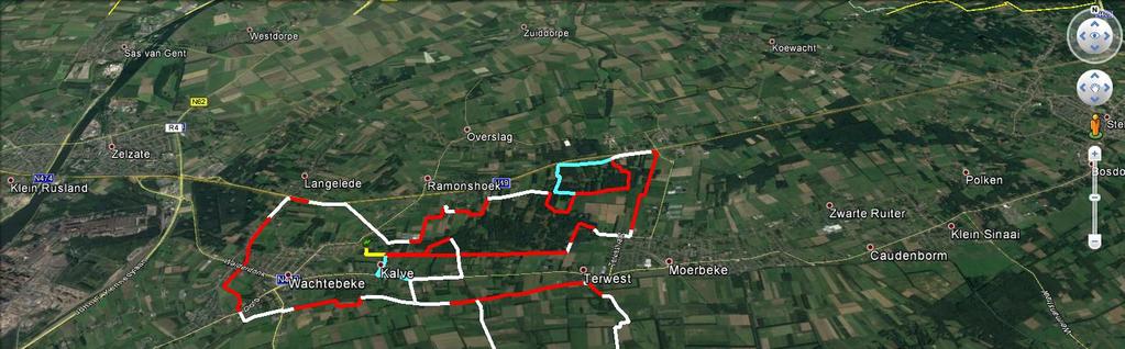 (43,6 km): dit loopt deels op grondgebied van Wachtebeke en Moerbeke Geformuleerde opmerkingen: - Dit
