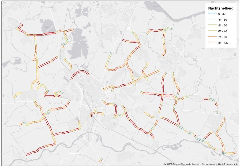 lengte provinciale wegennet (km) periode 2013 2014 2015 2016 338 338 352 352 groei t.o.v. vorige jaar 0% 4% 0% Tabel 3.