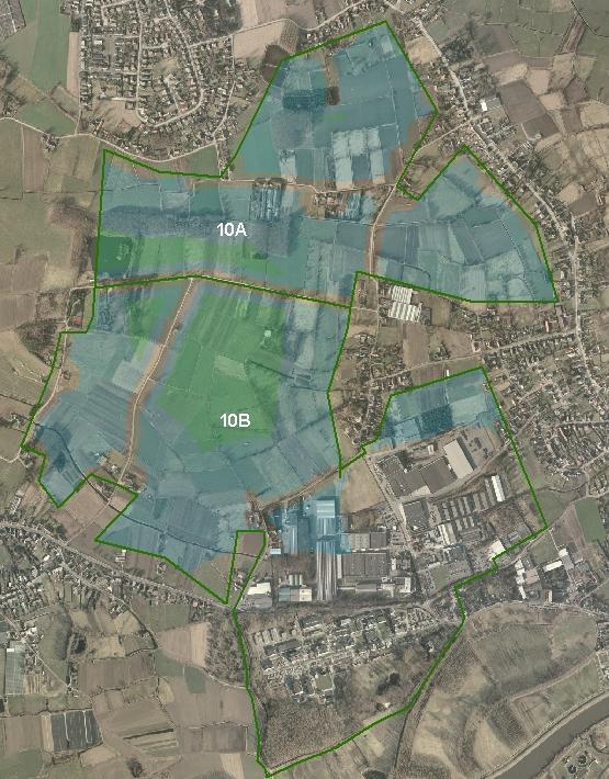 Planbeschrijving Planalternatief 10 Zoekzone industrieterrein Stookte en open ruimte ten noorden De zoekzone voor de locatie van windturbines is gelegen ter hoogte van het industrieterrein Stookte en