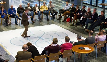 Masterclass De cirkel, het gebied van de waarheid Oranjespelers Billy Bakker en Mirco Pruyser zijn in 2017 vier keer het land in geweest met deze masterclass voor trainers om het cirkelgedrag van