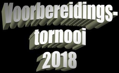 Reglement Voorbereidingstornooi 2018 West-Vlaanderen 2 Zaterdag 18 augustus 2018 Algemeen 1.