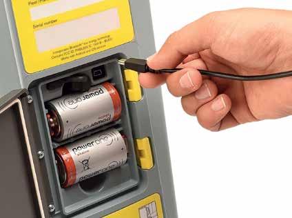 Toegankelijke batterijcompartimenten Ontvanger en zender gevoedt door dezelfde standaardbatterijen.