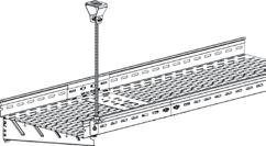 kg/m Enkele en 2 lagen ophanging optioneel optioneel 100 Ondersteuningsafstand tot 1500 mm