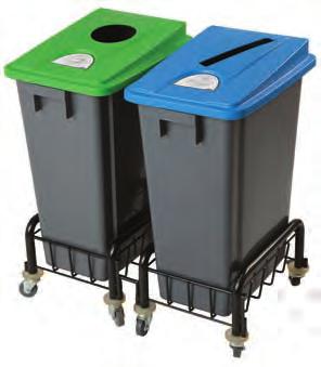 AFVALSCHEIDEN AFVALBAKKEN MILIEUBOXEN BATTERIJBOXEN PUSH BINS Sterke, ruimte-efficiënte afvalbak (60 of 80 liter op nog geen 0,15 m² vloer).