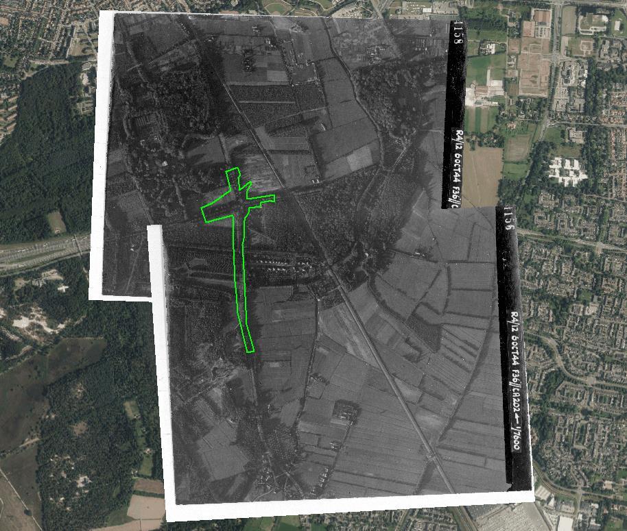 4. Luchtfotoanalyse Algemeen De beschikbare luchtfoto s betreffende de data waarop oorlogshandelingen hebben plaatsgevonden, zijn door BeoBOM geïnventariseerd.