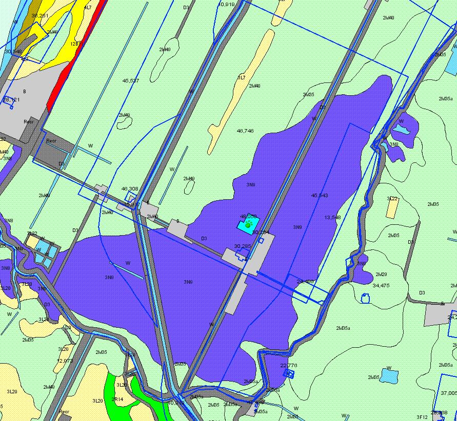 Bureauonderzoek Geomorfologie De geomorfologische kaart 9 van het gebied geeft weer welke landschapsvormen er aangetroffen kunnen worden rondom het plangebied als gevolg van geologische processen.