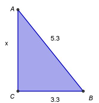 Driehoeken We willen een zijde van een rechthoekige driehoek berekenen als twee zijden gegeven zijn. De driehoek moet altijd rechthoekig zijn. De lengten van de zijden moeten telkens veranderen.