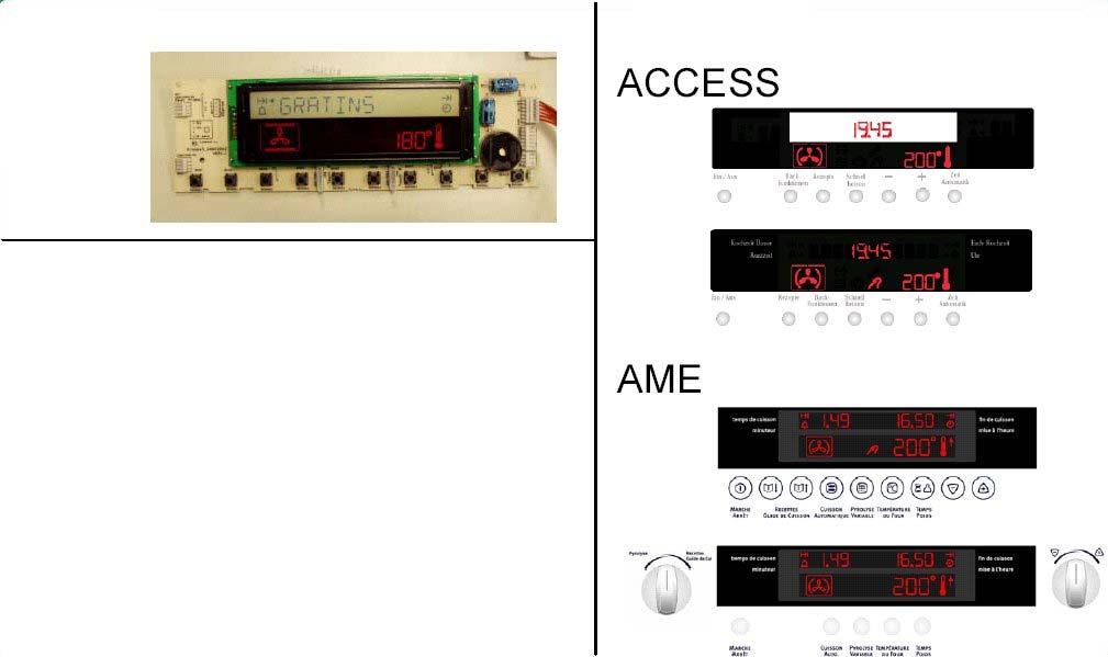 OVC1000 + Kronos 3 Merken en varianten Functies 2 displays (2-kleuren en rood) Tekstdisplay (taalkeuze) Temperatuurvoorstel Verwarmingsindicatie