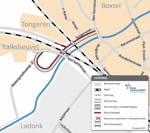 Tongersestraat Tunnel CV9 VLK Onderzochte variant CV9 1a: Aanleg VLK en Tunnel Kort-Kort Schetsontwerp