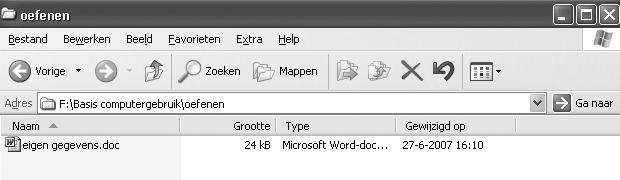 Informatiekunde Stap 5: Open het document dat je nodig hebt.