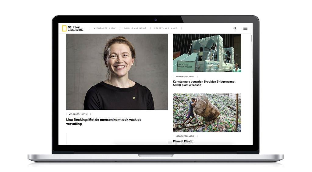 National Geographic Online Online propositie: Branded content