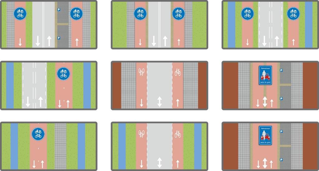 5.3 Fiets- en voetpaden [De huidige paragraaf 5.3 uit het boek vervalt. Hiervoor in de plaats komt de onderstaande nieuwe paragraaf 5.3.] Fiets- en voetpaden komen tegenwoordig in allerlei verschijningsvormen voor.