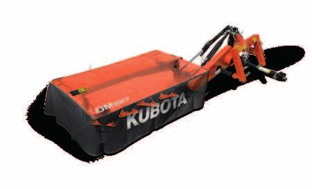De Kubota maaibalk garandeert nog een constantere maaikwaliteit. Kubota DM1017 1,70 meter werkbreedte.