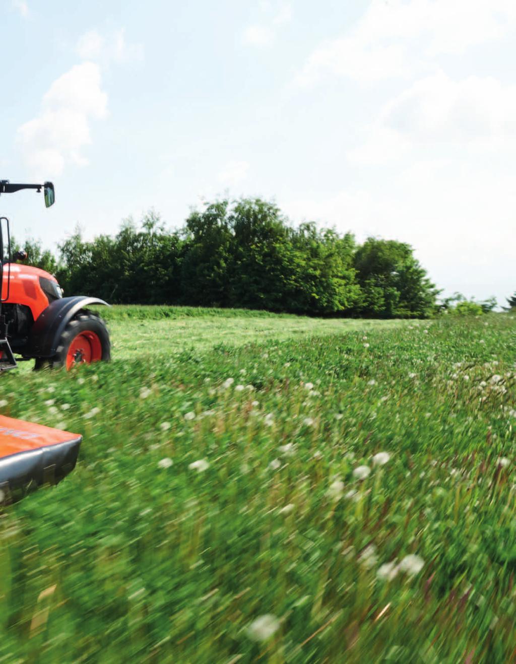 wat belangrijk is Kubota schijvenmaaiers zijn ontworpen om optimale prestaties te leveren onder alle omstandigheden.