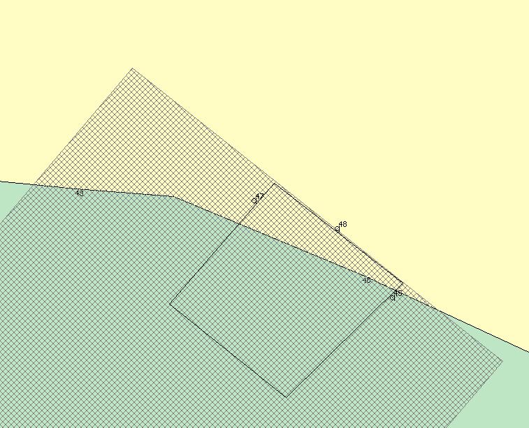 Figuur 4.4: Geluidbelasting Buitenring op 10,5 meter hoogte (model 2030) Carel Barksweg Uit de figuren 4.5, 4.6 en 4.